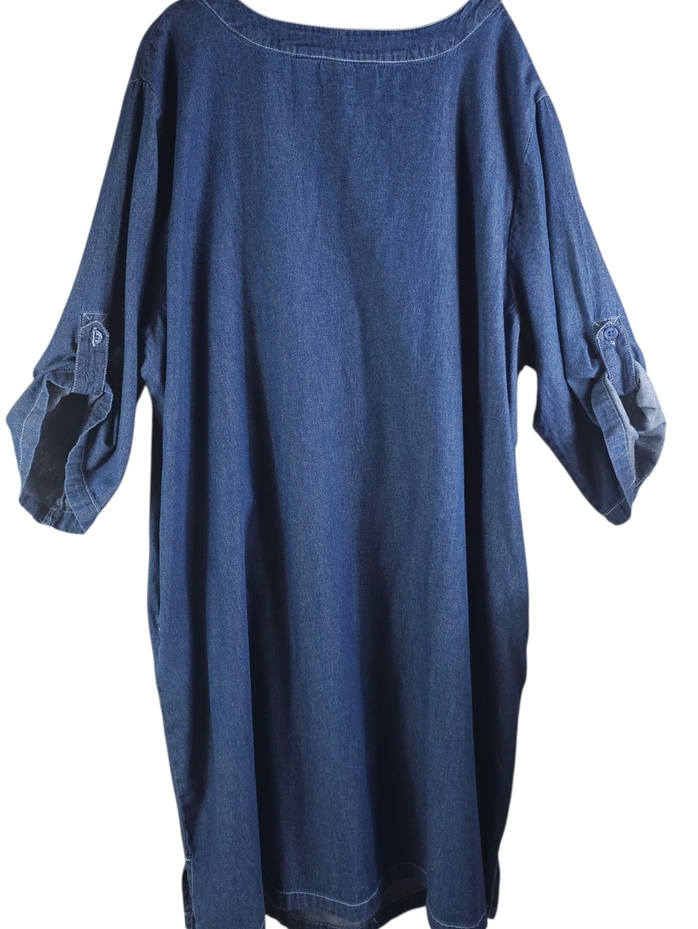 Woman Within Denim Maxi Dress In 30 - Picture 3 of 5
